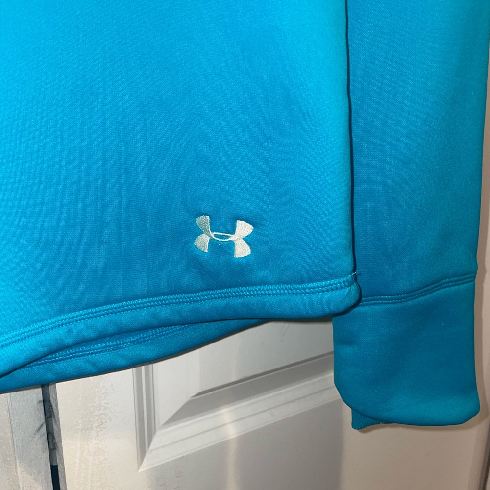 Under Armour Blue Quarter-Zip Pullover - Picture 3 of 6